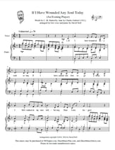 If I Have Wounded Any Soul Today (low-voice edition) Vocal Solo & Collections sheet music cover